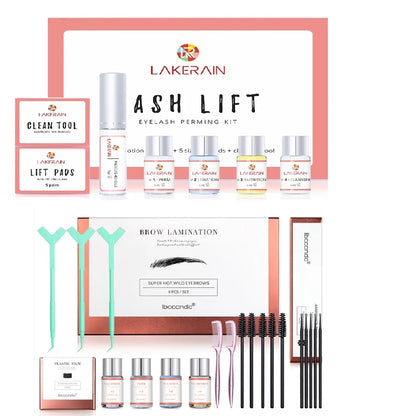 New Lash Lift Kit Long Lasting Eyelash Lifting Perming Lotion Fixation Glue Curly Lasher Beauty Salon Home Use Pro Kit